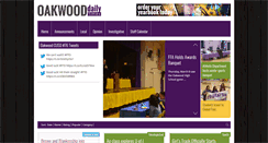 Desktop Screenshot of oakwooddailytimes.com